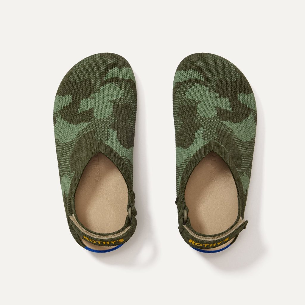 The Kids Clog - Green Camo